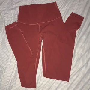 lululemon red leggings